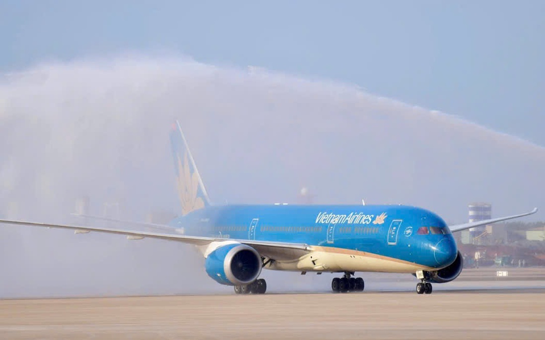 Máy bay Boeing 787 hoàn tất chu trình bay kỹ thuật đầu tiên tại sân bay Long Thành