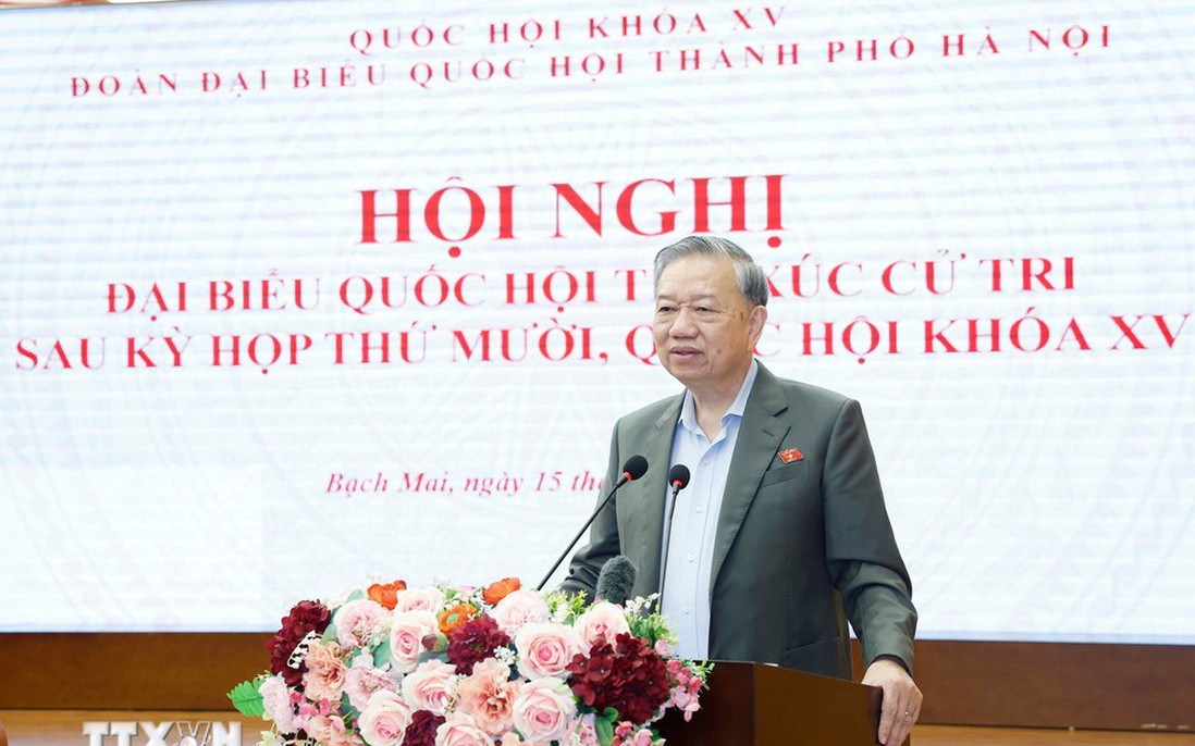 Tổng Bí thư Tô Lâm: Hà Nội tập trung vào 5 ưu tiên trong những định hướng lớn