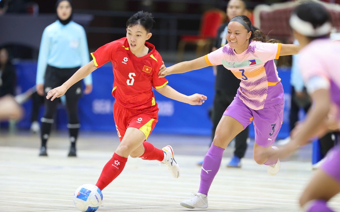 SEA Games 33: Thắng Philippines, Đội tuyển Futsal nữ Việt Nam giành vé vào Chung kết