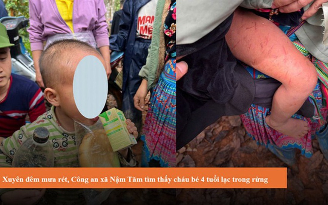 Lai Châu: Xuyên đêm tìm kiếm cháu bé 4 tuổi bị lạc trong rừng cao su