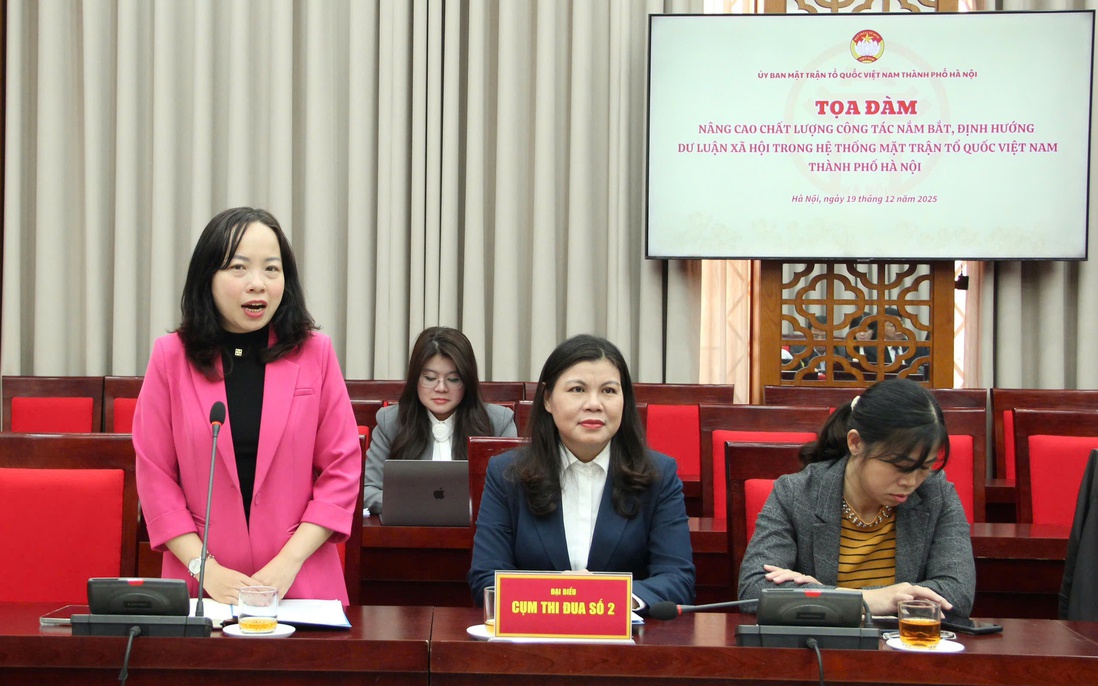 Hà Nội: Phát huy vai trò Mặt trận và các tổ chức thành viên trong nắm bắt, định hướng dư luận