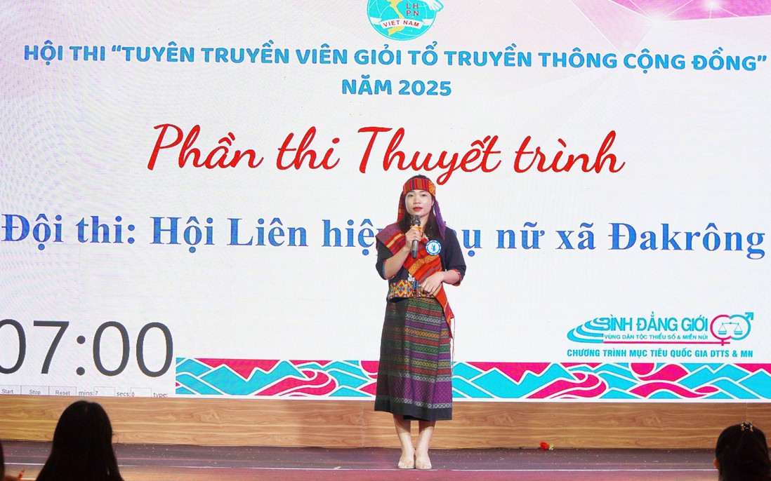 Nâng chất lượng truyền thông cộng đồng vì phụ nữ, trẻ em vùng cao Quảng Trị