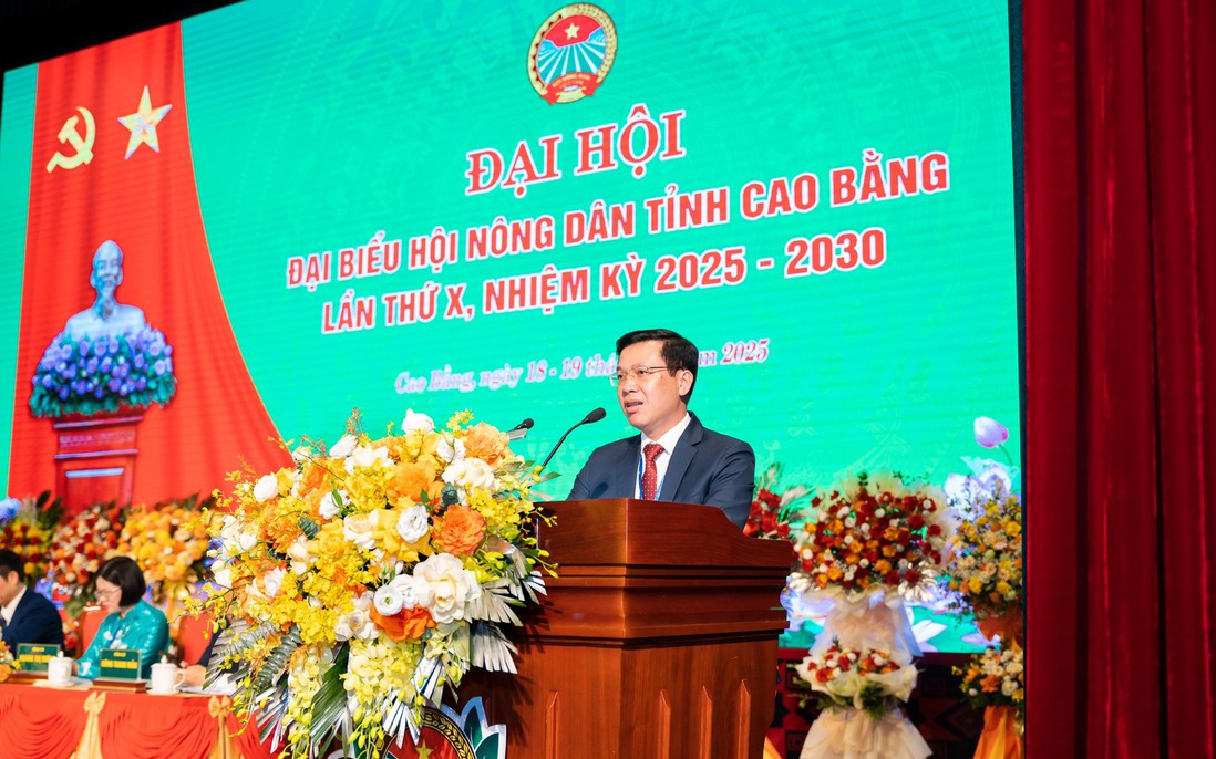Ông  Nguyễn Phương Huy làm Chủ tịch Hội Nông dân tỉnh Cao Bằng