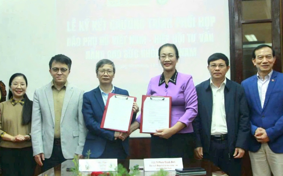 Báo Phụ nữ Việt Nam và Hiệp hội Tư vấn Nâng cao Sức khỏe Việt Nam hợp tác vì sức khỏe phụ nữ, trẻ em