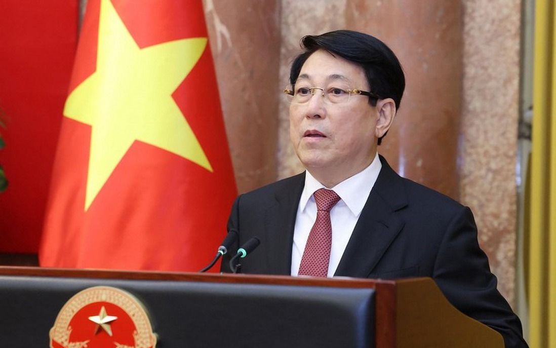 Chủ tịch nước Lương Cường chủ trì lễ trao quyết định thăng quân hàm Thượng tướng