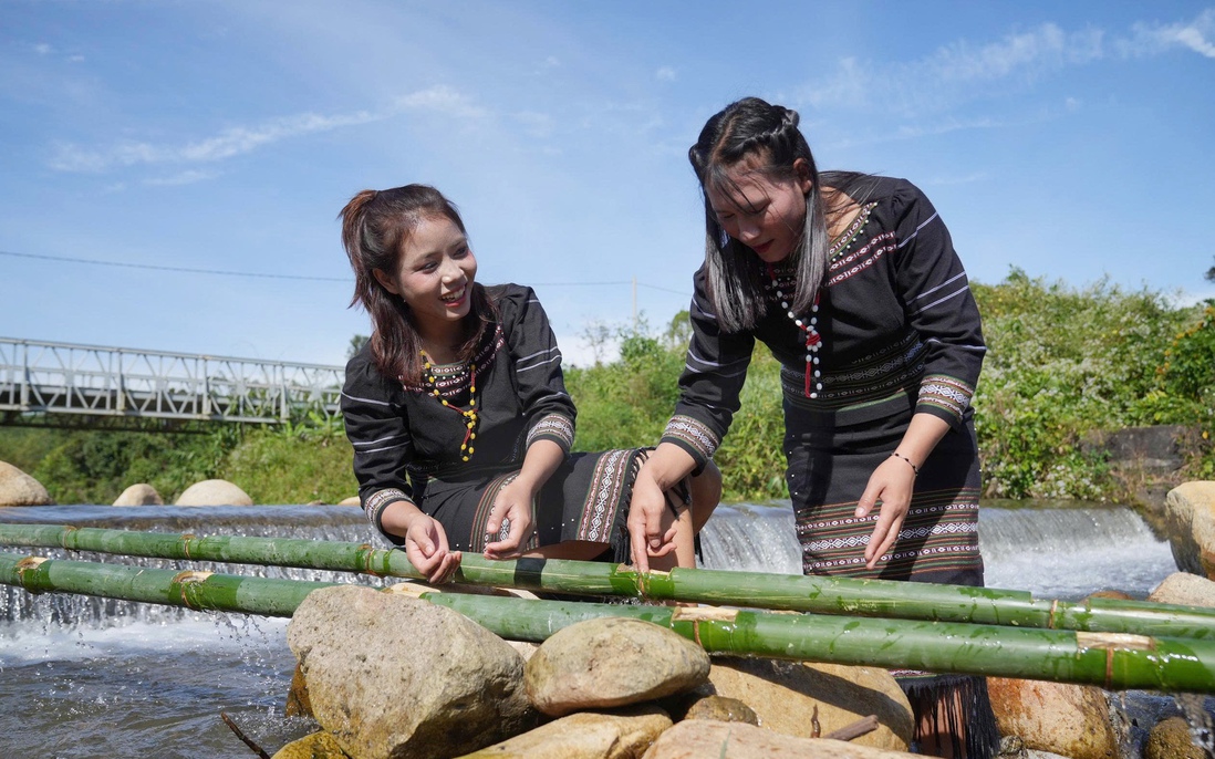 Đồng bào M'nông xã Đam Rông 4 rộn ràng chuẩn bị tái hiện Lễ cúng bến nước