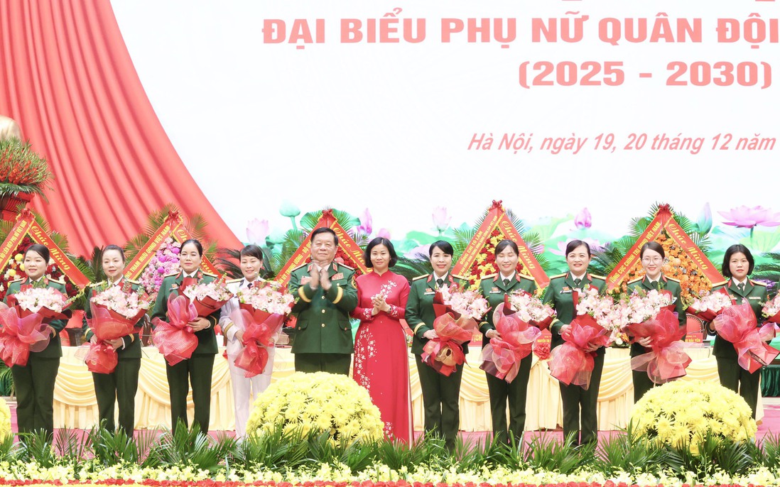 Đại hội đại biểu Phụ nữ Quân đội lần thứ VIII thành công tốt đẹp