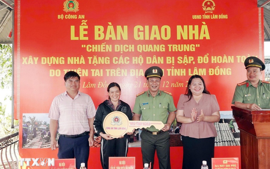 Lâm Đồng: Khánh thành căn nhà đầu tiên trong "Chiến dịch Quang Trung"
