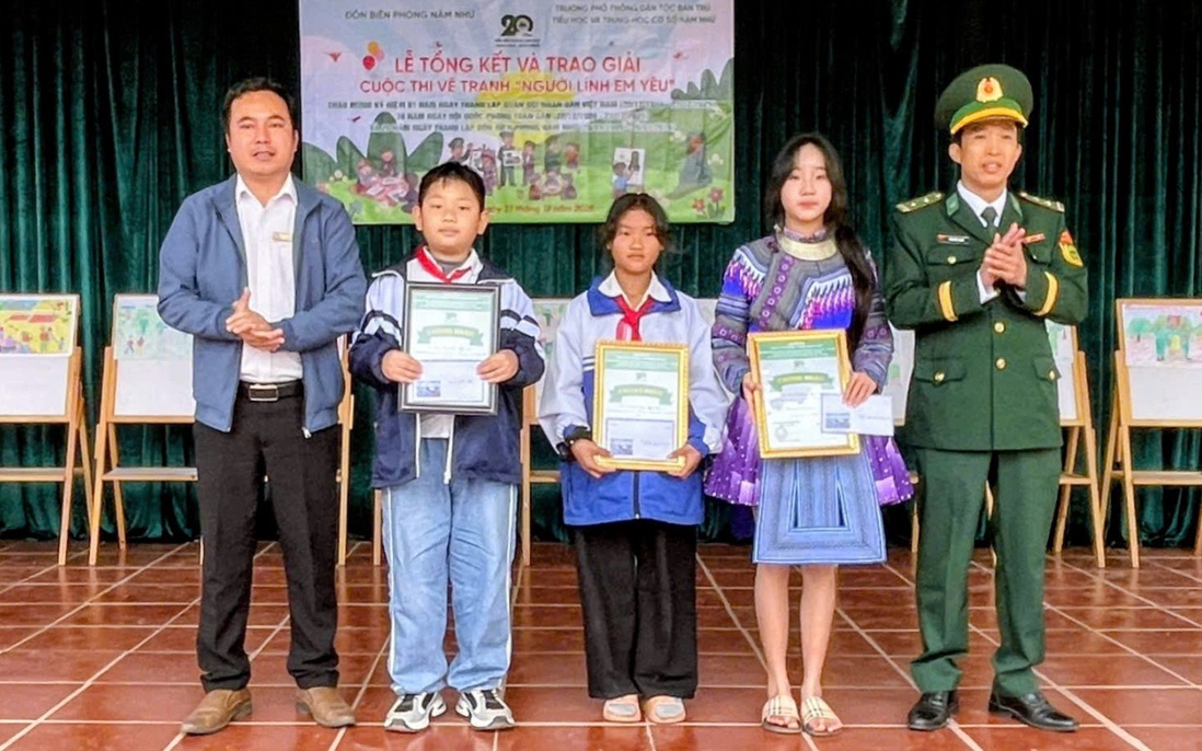 Giáo dục truyền thống yêu nước qua cuộc thi vẽ tranh “Người lính em yêu”