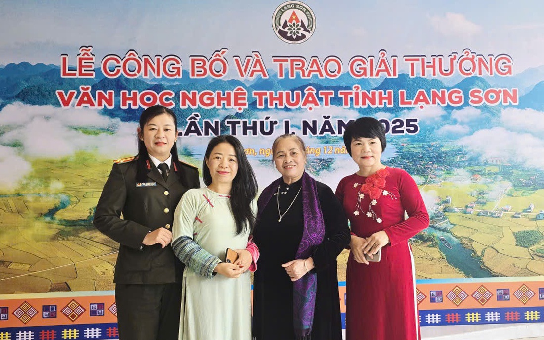25 tác giả nữ nhận giải thưởng Văn học Nghệ thuật tỉnh Lạng Sơn năm 2025