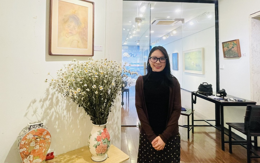 Tái hiện vẻ đẹp vùng cao bằng tranh lụa