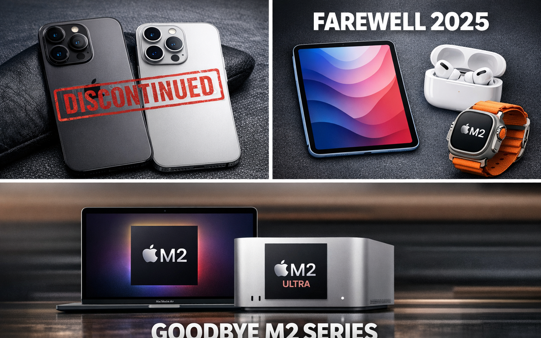 Apple “khai tử” loạt sản phẩm quen thuộc năm 2025: Cuộc thanh lọc để dọn đường cho thế hệ mới