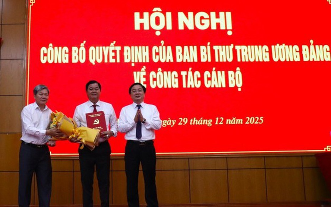 Tỉnh ủy Tây Ninh công bố quyết định của Ban Bí thư về công tác cán bộ