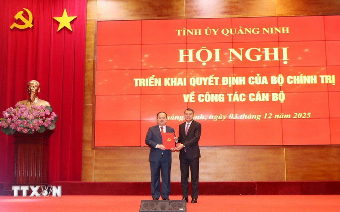 Ông Quản Minh Cường được điều động làm Bí thư Tỉnh ủy Quảng Ninh