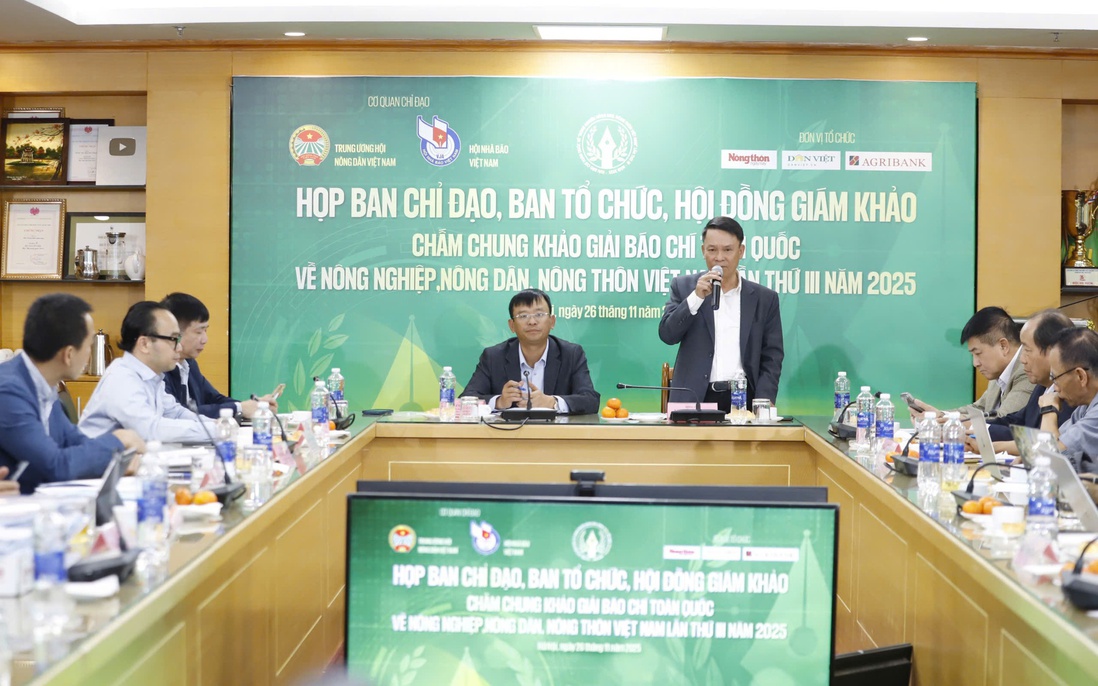 Vinh danh 45 tác phẩm đoạt Giải báo chí và Thi viết về "tam nông"