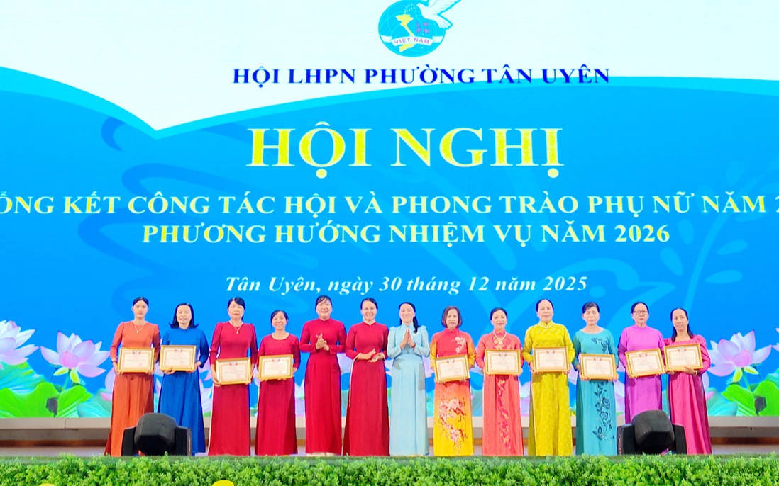 5 nhiệm vụ trọng tâm của Hội LHPN phường Tân Uyên năm 2026