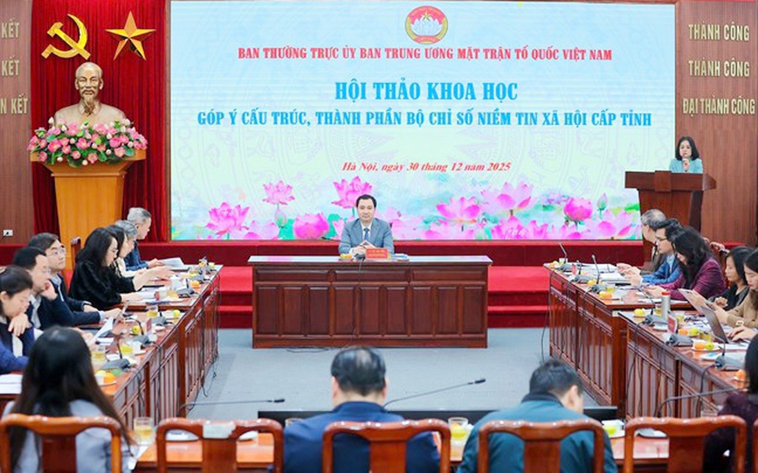 Nghiên cứu hoàn thiện cấu trúc, thành phần Bộ chỉ số Niềm tin xã hội cấp tỉnh