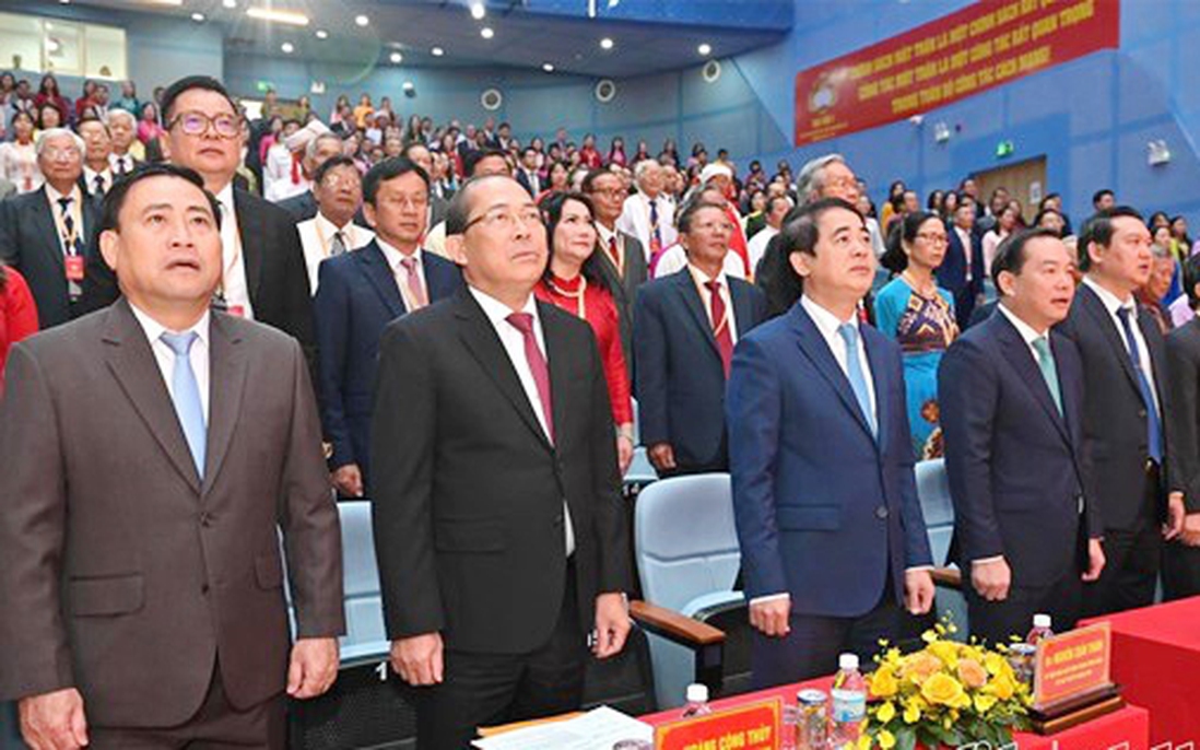 Phó Chủ tịch Hoàng Công Thủy dự Đại hội đại biểu MTTQ Việt Nam tỉnh Khánh Hòa lần thứ I, nhiệm kỳ 2025-2030