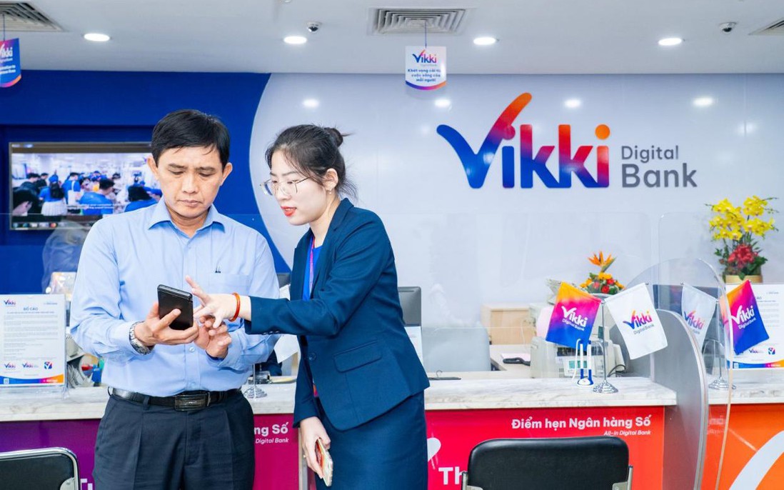 Vikki Digital Bank tấp nập đón khách tới giao dịch