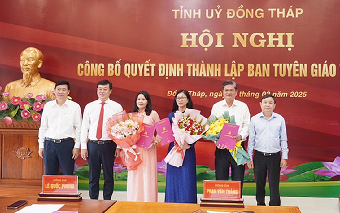 Đồng Tháp: Nữ Phó Chủ tịch HĐND tỉnh giữ chức Trưởng Ban Tuyên giáo và Dân vận Tỉnh ủy