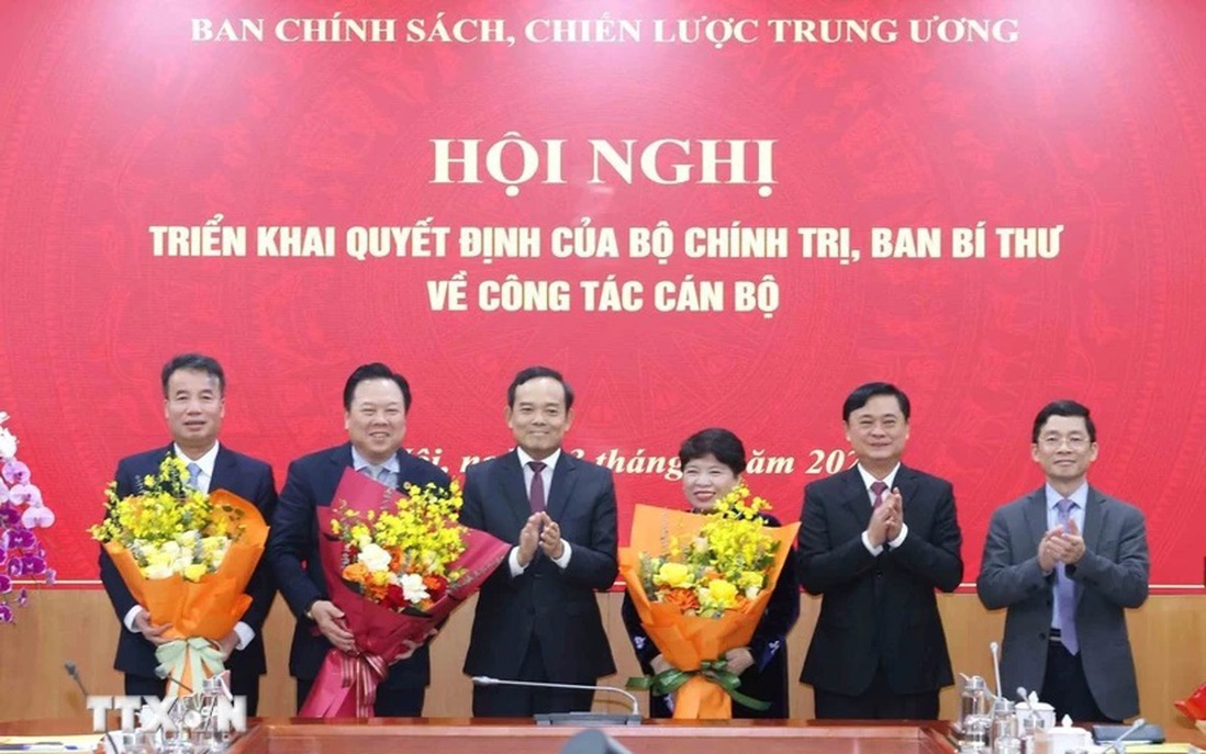 Điều động, bổ nhiệm 3 Phó trưởng Ban Chính sách, chiến lược Trung ương