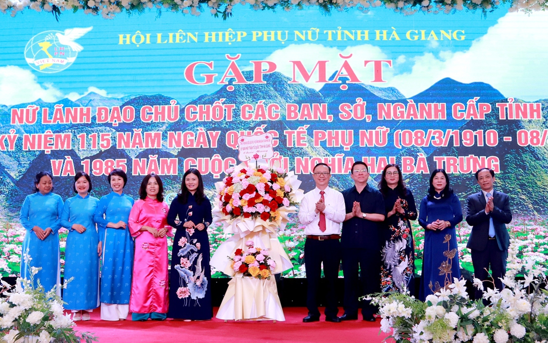 Hội LHPN Hà Giang: Gặp mặt nữ lãnh đạo chủ chốt cấp tỉnh