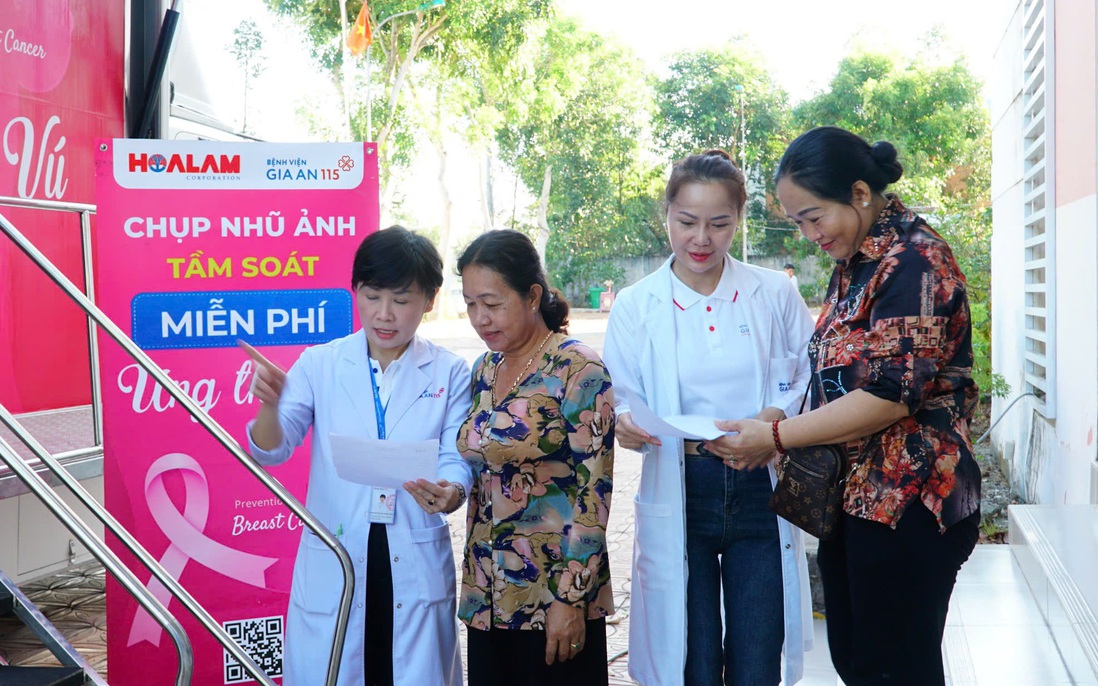 Khám bệnh, tầm soát ung thư vú miễn phí và trao tặng 200 phần quà cho người dân TP Cần Thơ
