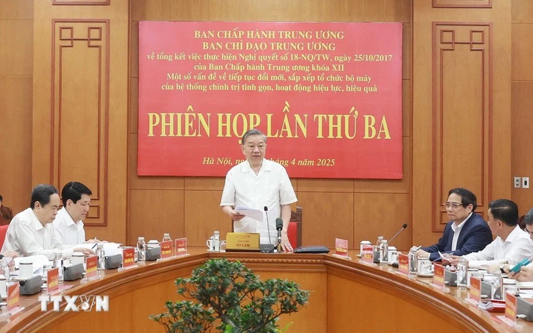 Tinh gọn bộ máy: Những nhiệm vụ trọng tâm trong tháng 5