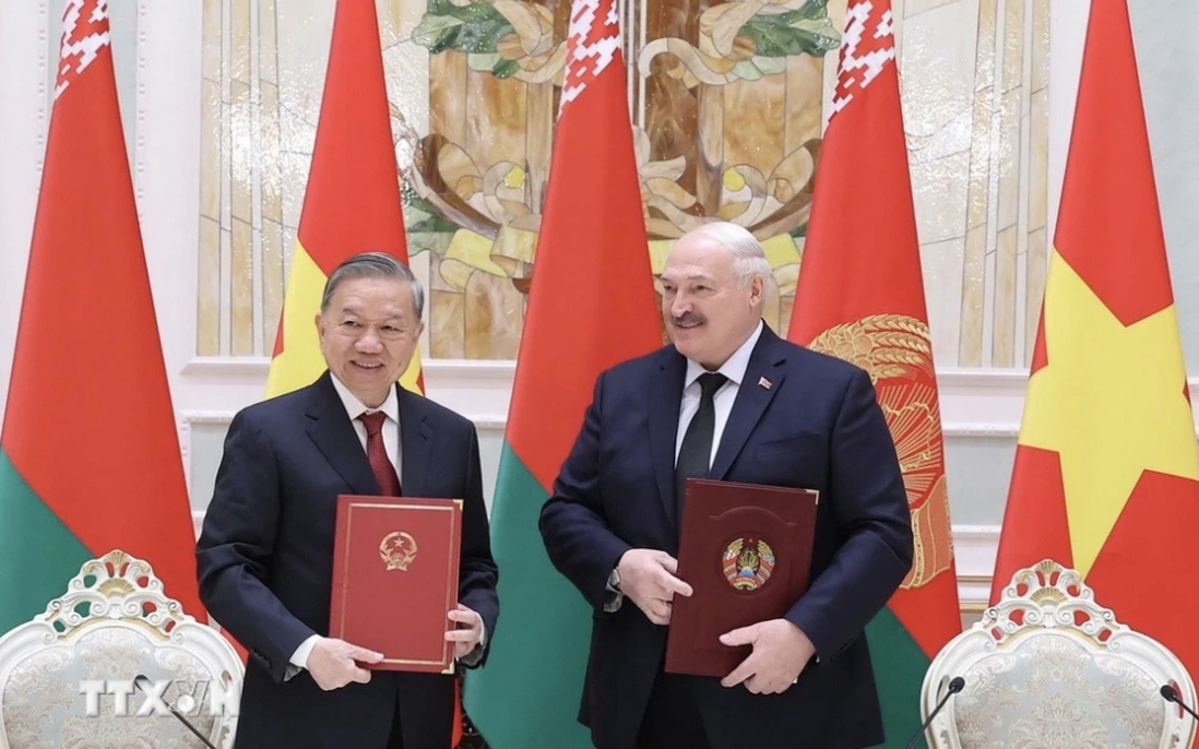 Tuyên bố chung về việc thiết lập quan hệ Đối tác Chiến lược Việt Nam-Belarus