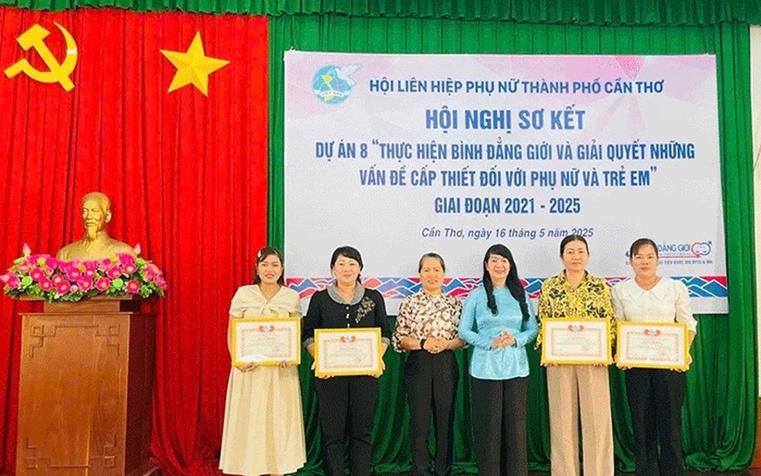 Cần Thơ: Sơ kết Dự án thực hiện bình đẳng giới và giải quyết các vấn đề đối với phụ nữ, trẻ em