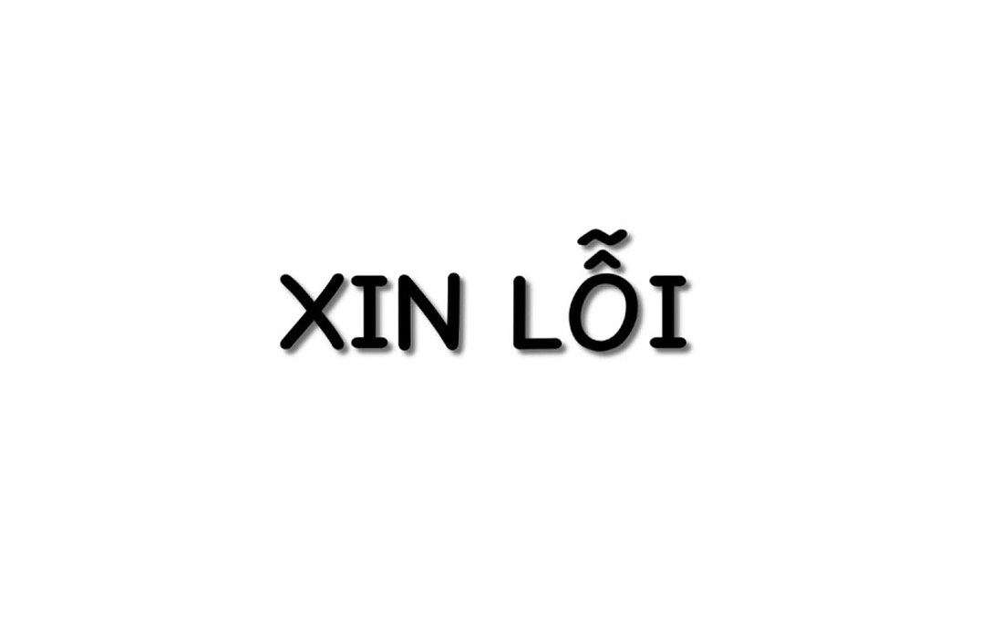 Khi lời xin lỗi bị bỏ quên