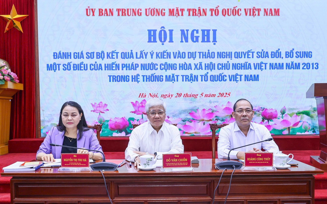 Ủy ban TƯ MTTQ Việt Nam đánh giá sơ bộ kết quả lấy ý kiến vào dự thảo Nghị quyết sửa đổi, bổ sung một số điều của Hiến pháp năm 2013