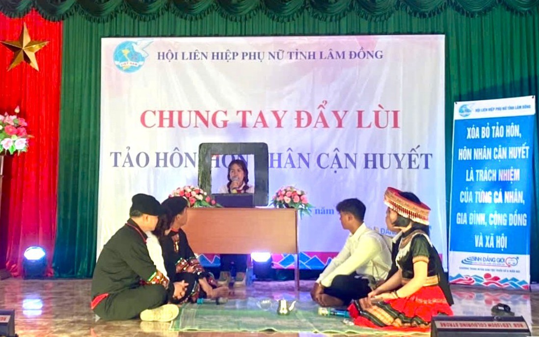 Hội LHPN Lâm Đồng truyền thông phòng chống tảo hôn và hôn nhân cận huyết