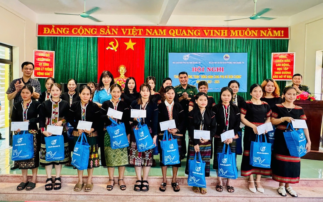 Huy động 7,7 tỷ hỗ trợ phụ nữ, trẻ em vùng biên giới Quảng Trị