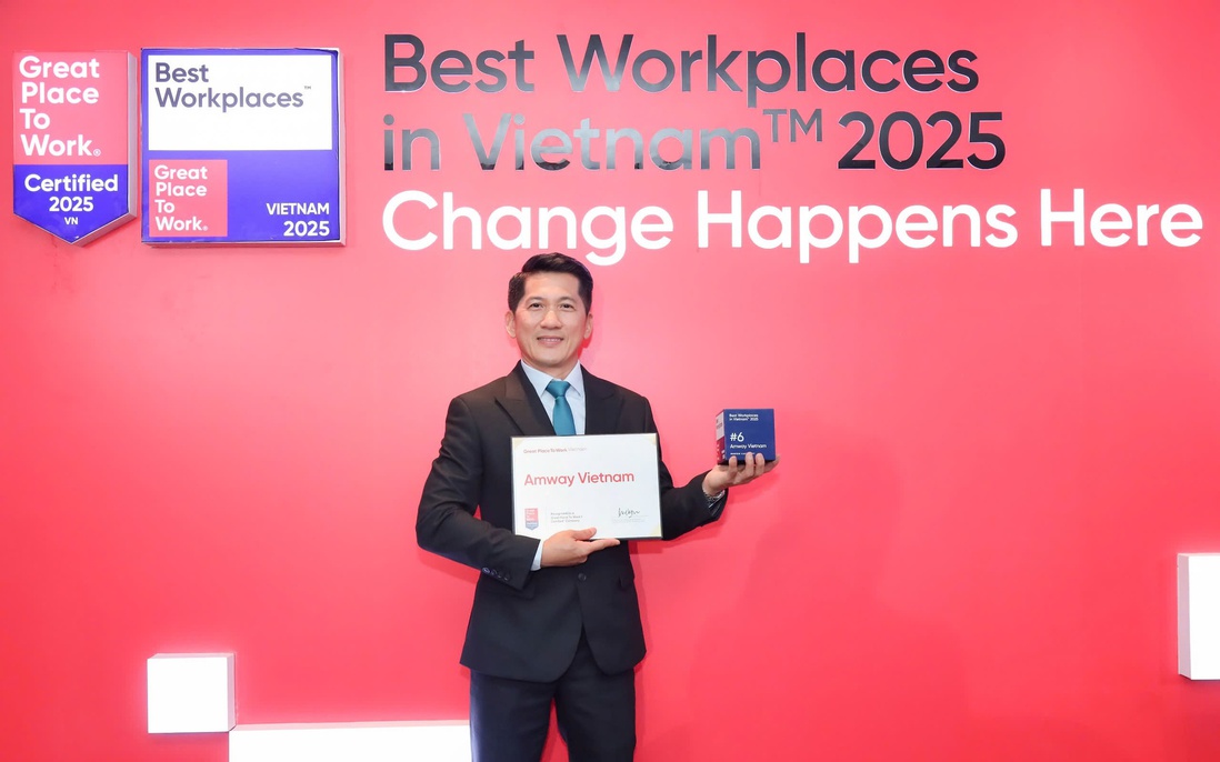 Amway nằm trong top 6 nơi làm việc xuất sắc hàng đầu Việt Nam 2025
