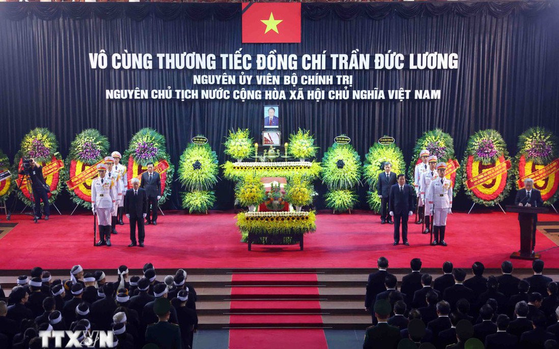 Cử hành trọng thể Lễ truy điệu nguyên Chủ tịch nước Trần Đức Lương