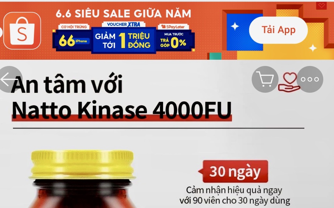 Cục An toàn thực phẩm yêu cầu Shopee, Lazada ngừng bán sản phẩm chưa đăng ký