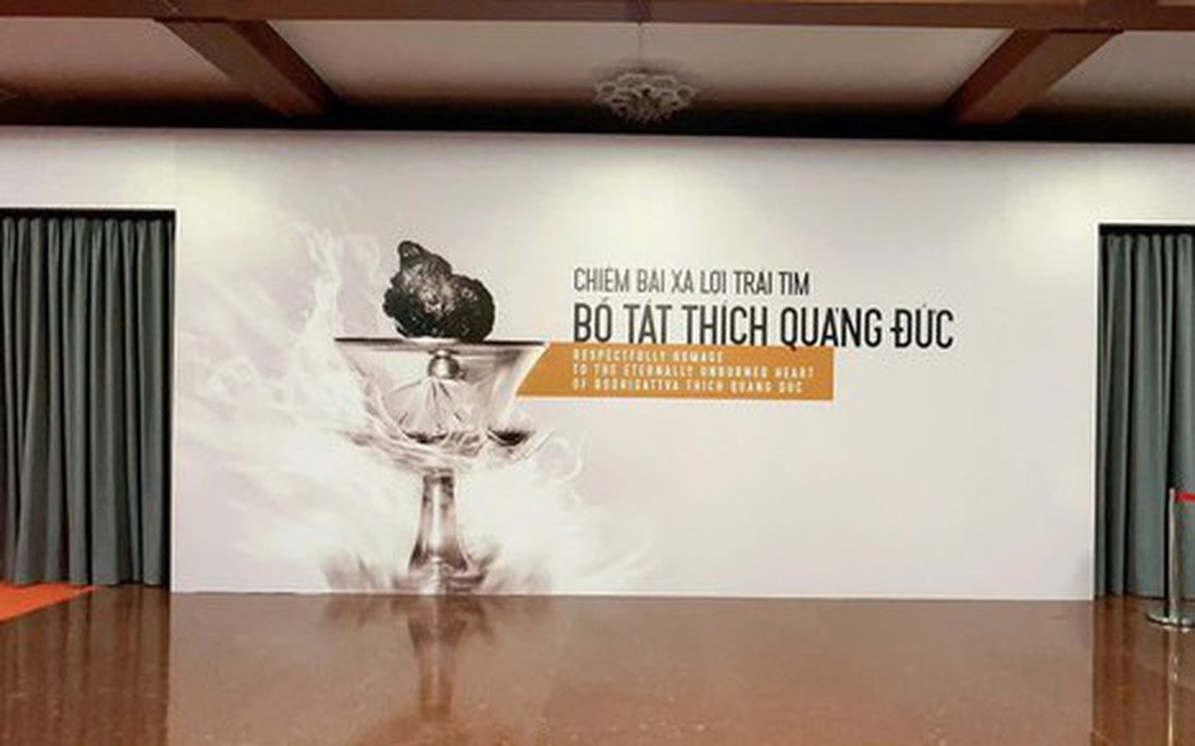 Tạm hoãn cung thỉnh, chiêm bái Xá lợi trái tim Bồ Tát Thích Quảng Đức