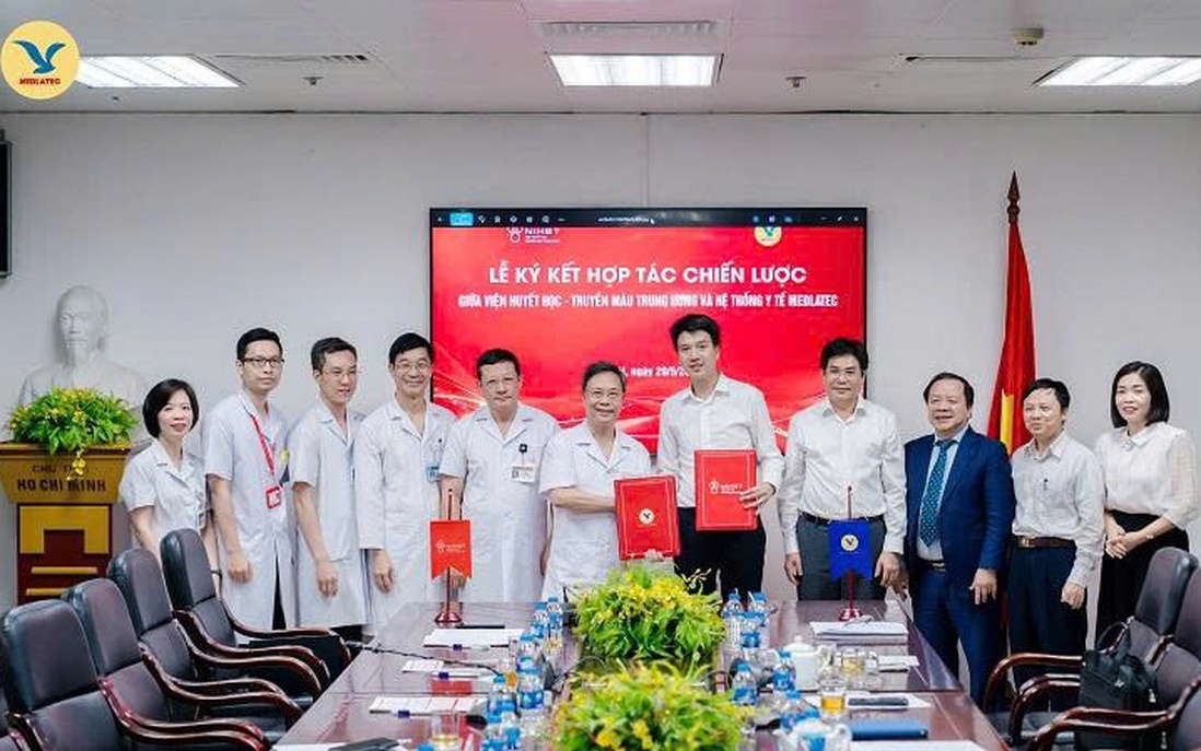 MEDLATEC hợp tác chiến lược với Viện Huyết học - Truyền máu Trung ương vì lợi ích người bệnh