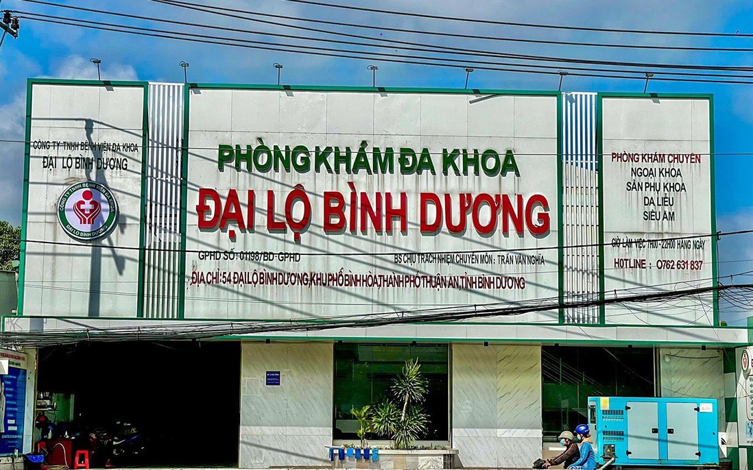 Xử phạt Phòng khám đa khoa Đại lộ Bình Dương