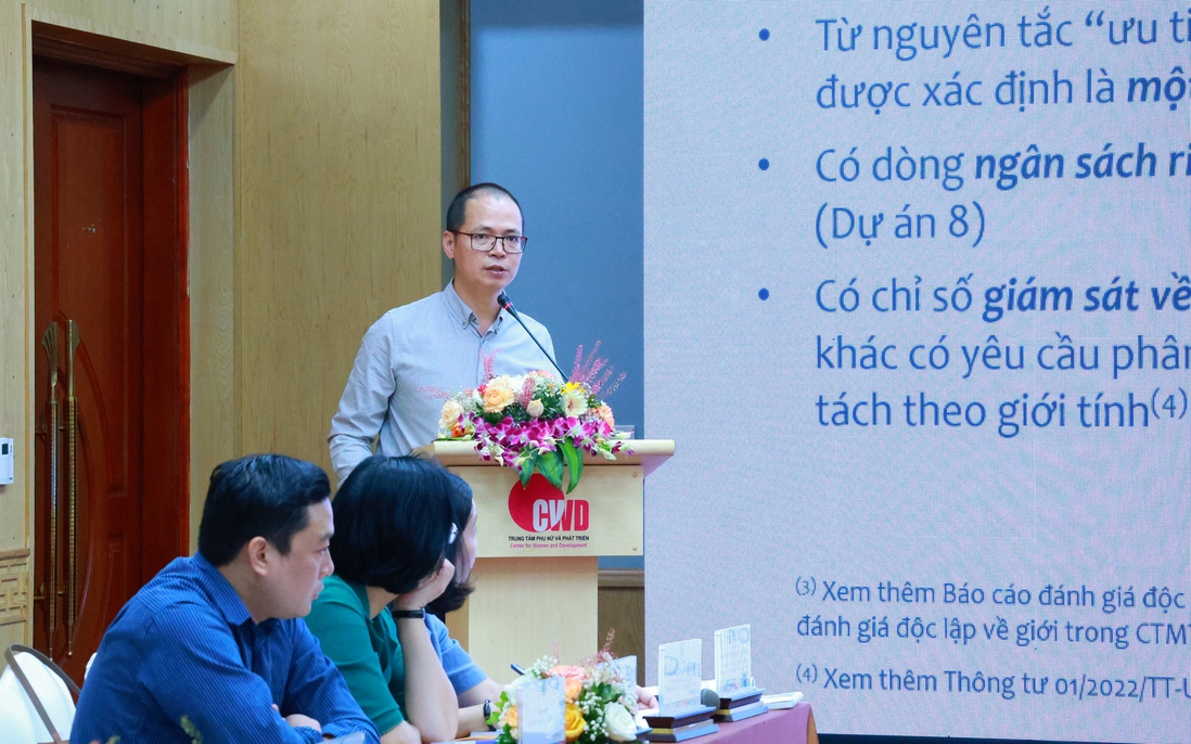 Không thể "khoán trắng" việc lồng ghép giới cho Dự án 8