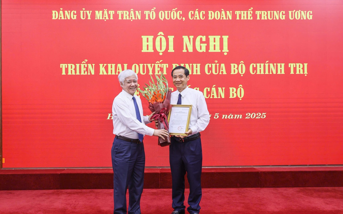 Ông Nguyễn Thái Học làm Phó Bí thư Đảng ủy Mặt trận Tổ quốc, các đoàn thể Trung ương