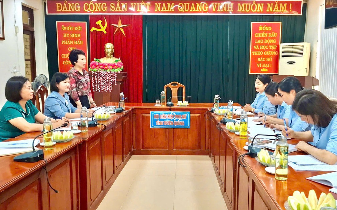 Làm việc về công tác sắp xếp, bố trí tổ chức Hội sau sáp nhập 2 tỉnh Tuyên Quang và Hà Giang