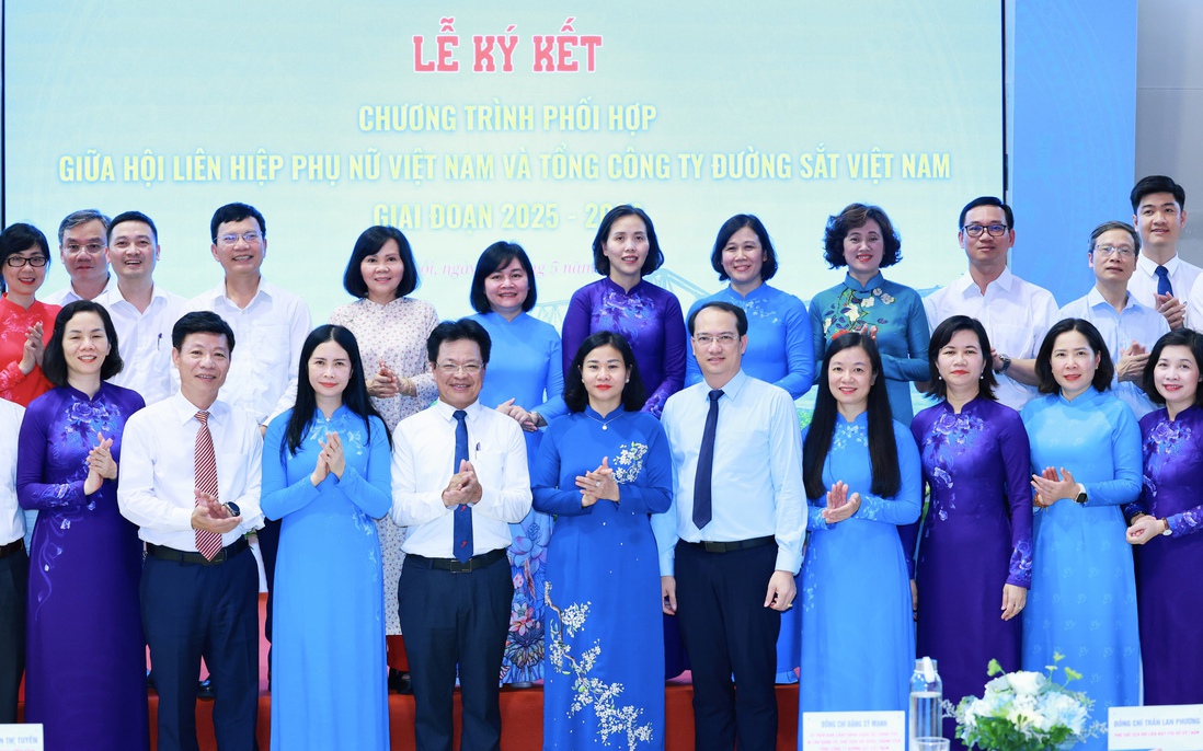 4 nội dung trọng tâm trong Chương trình phối hợp giữa Hội LHPN Việt Nam và Tổng Công ty Đường sắt Việt Nam