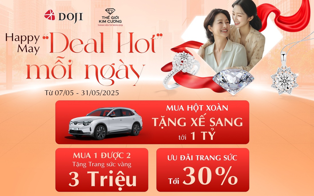 Doji tung deal ngọt - quà ngoan xinh yêu tặng mẹ