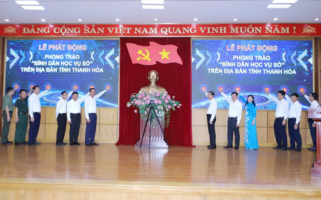 Thanh Hóa: Phong trào "Bình dân học vụ số" sẽ triển khai đến từng thôn, bản