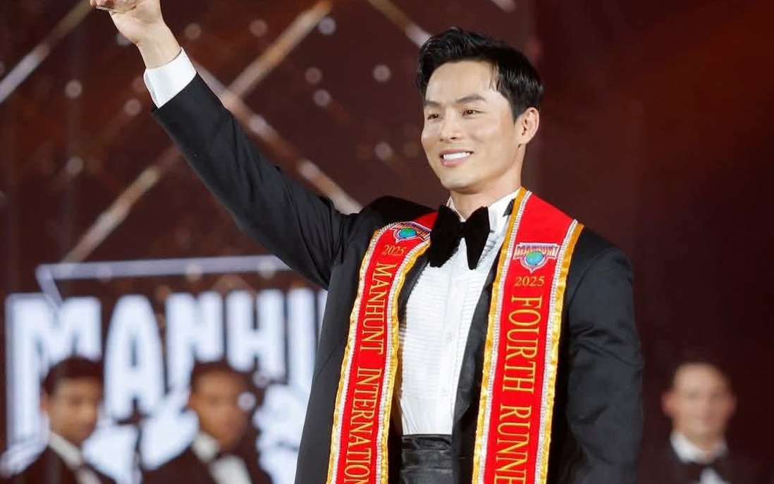 Vũ Linh đăng quang Á vương Manhunt International 2025