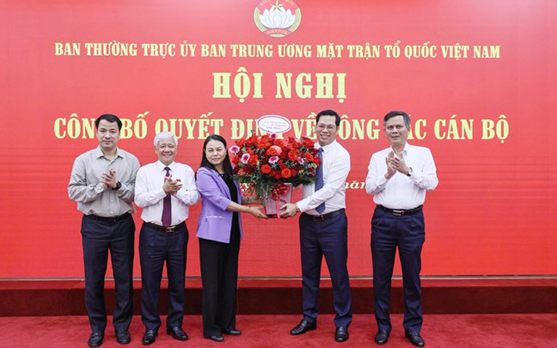 Ông Bùi Duy Đông được bổ nhiệm làm Thư ký Chủ tịch Ủy ban Trung ương MTTQ Việt Nam