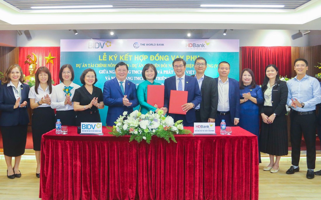 HDBank hợp tác BIDV triển khai nguồn vốn quốc tế thúc đẩy tài chính nông thôn và nông nghiệp bền vững
