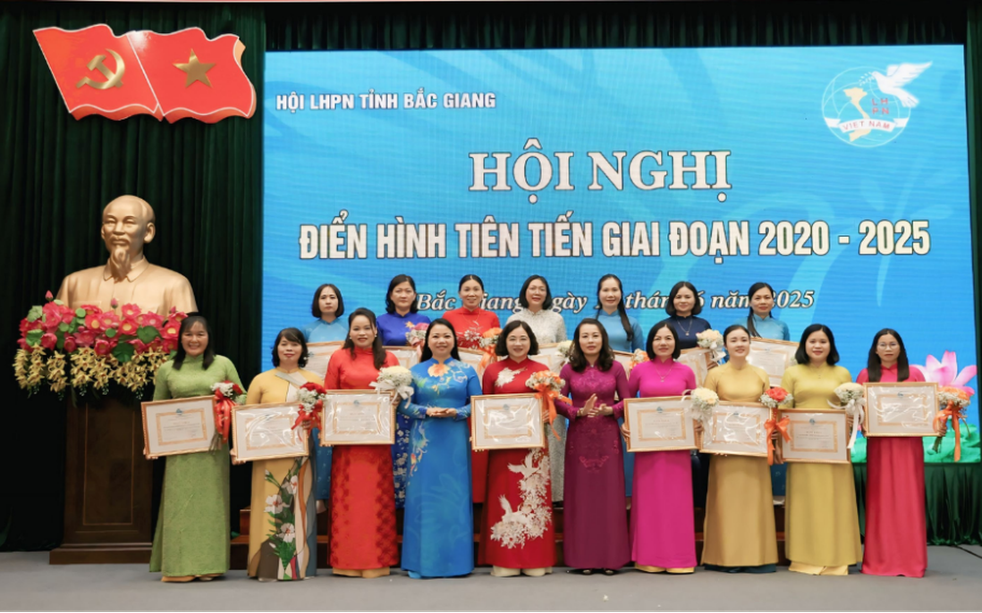 Hội LHPN tỉnh Bắc Giang biểu dương 95 điển hình tiên tiến